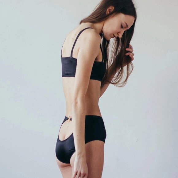 SILK HIGH WAIST PANTY - Picture 4 of 5